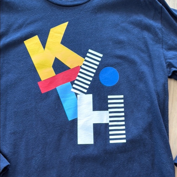 Kith Blue and Yellow Long Sleeve Tee | L - Picture 2 of 7